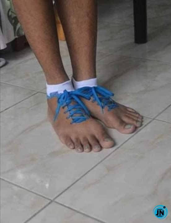 How will I be wearing somebody's leg inside my leg?” – Reactions as shoes  which look like human feet surfaces online - JustNaija